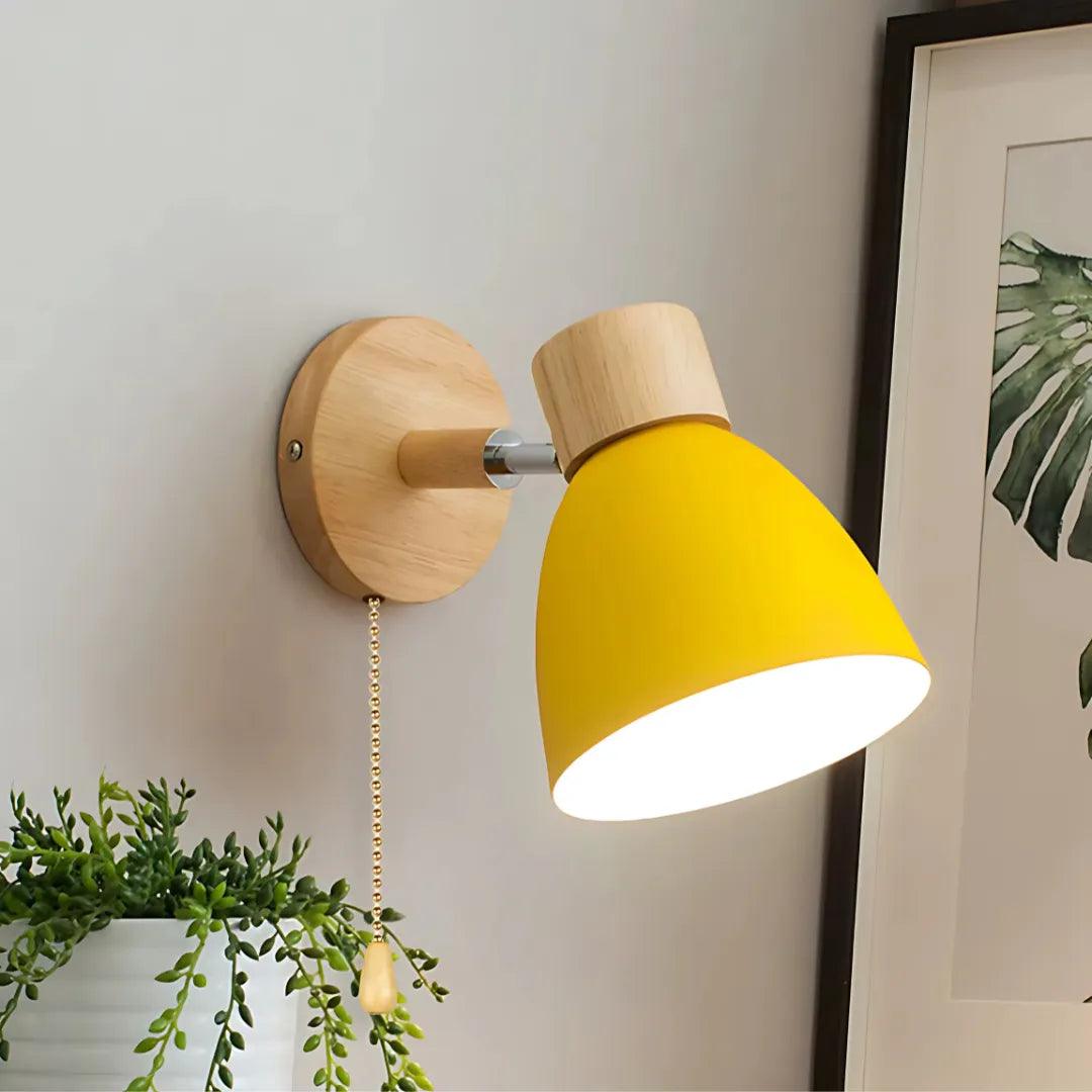 Luminária Arandela de Parede BambuLight | Iluminação Natural e Aconchegante