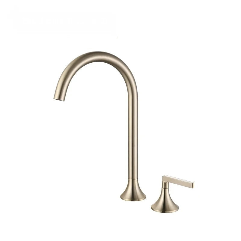 Torneira Monocomando Minimalista em Aço Inox com Bico Giratório 360°
