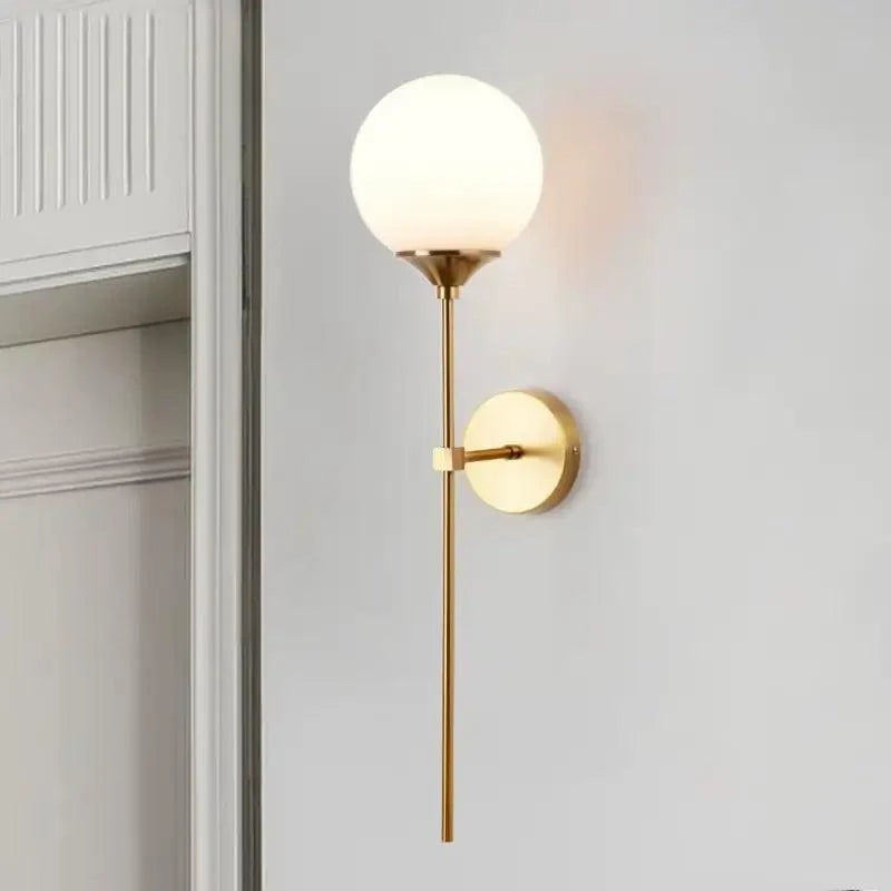 Arandela de Parede Interna Globo Luz Suave e Ambiente Aconchegante