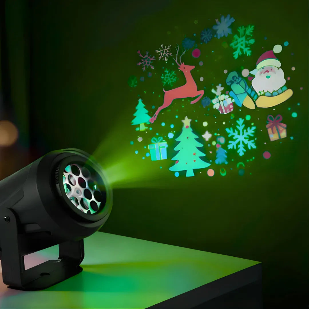 Projetor Natalino - Crie um Espetáculo de Luzes com Instalação Sem Fios