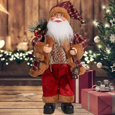 Boneco Papai Noel Decorativo 32cm Charme e Tradição no Seu Natal