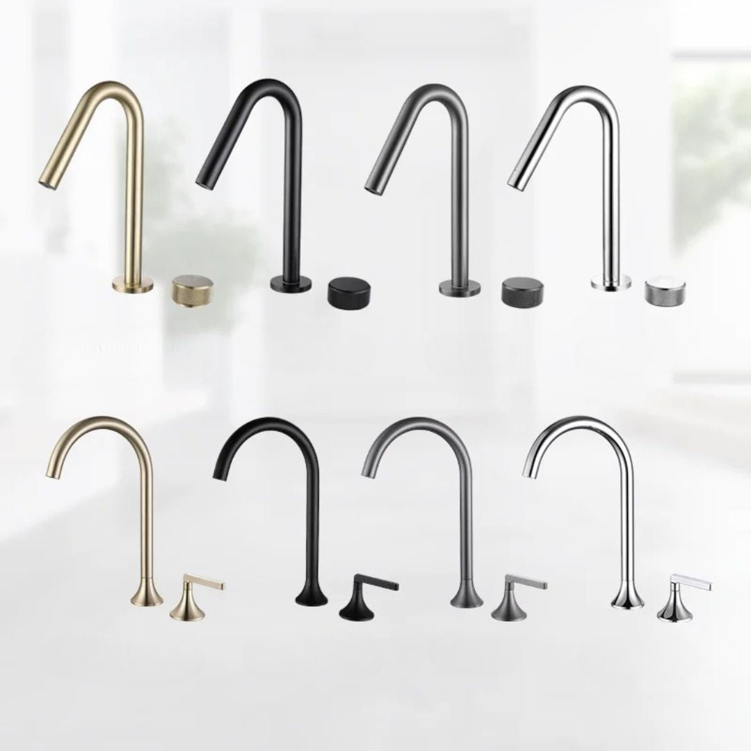 Torneira Monocomando Minimalista em Aço Inox com Bico Giratório 360°