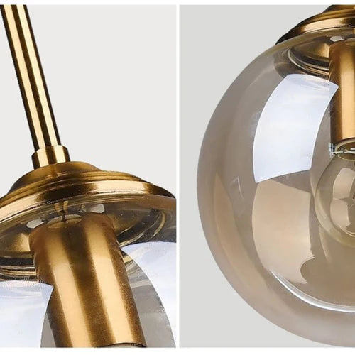 Lustre Pendente Moderno Globo LED Iluminação Sofisticada e Contemporânea