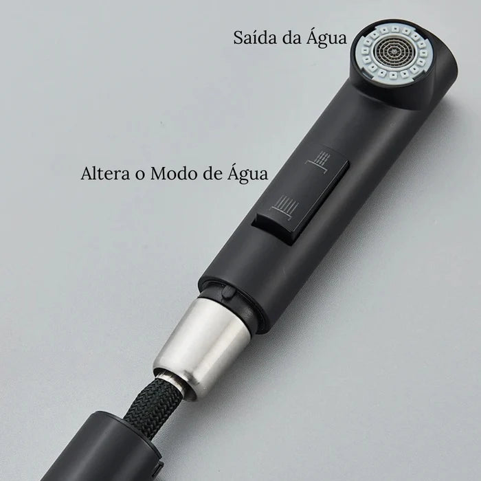 Torneira Gourmet Retrátil 360º Monocomando - Sofisticação para Sua Cozinha