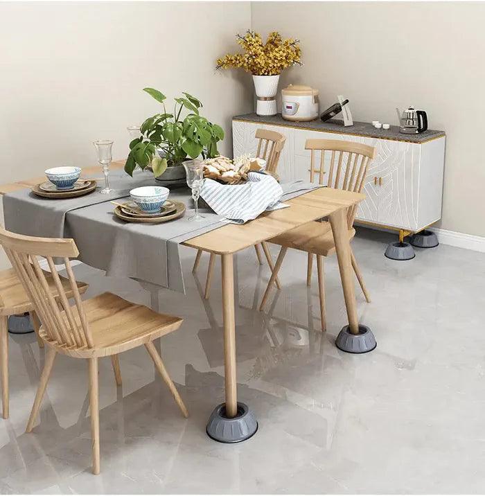 Kit 4 Pés Anti Vibração para Máquina de Lavar – Estabilidade e Silêncio