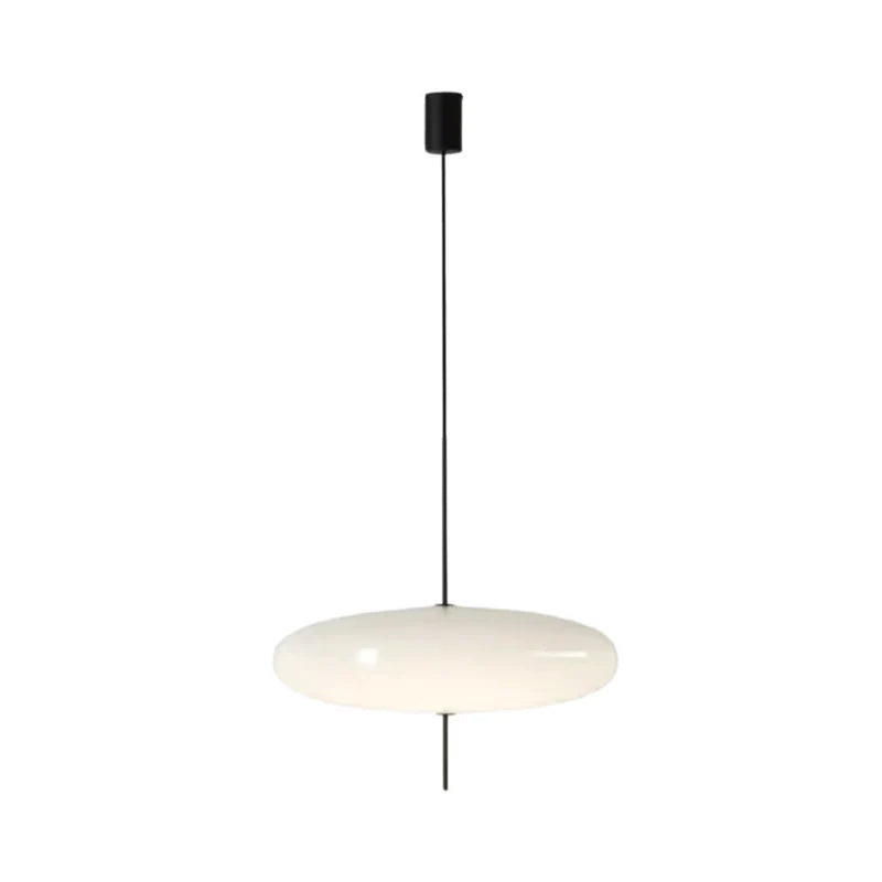 Luminária Pendente Disco Oval Minimalista