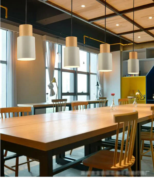 Luminária Pendente Minimalista Aurea Elegância Natural para Ambientes Sofisticados