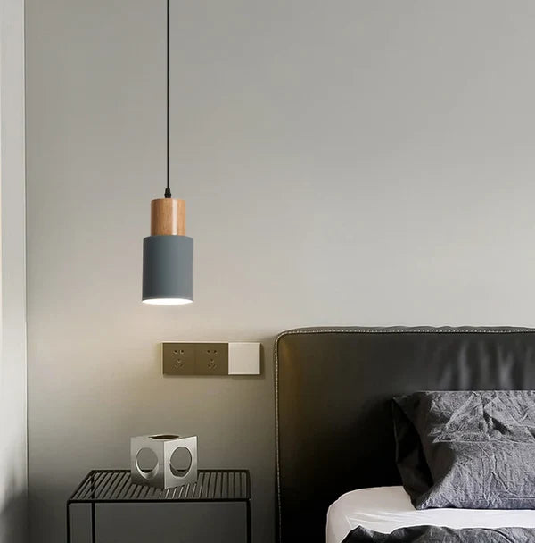 Luminária Pendente Minimalista Aurea Elegância Natural para Ambientes Sofisticados