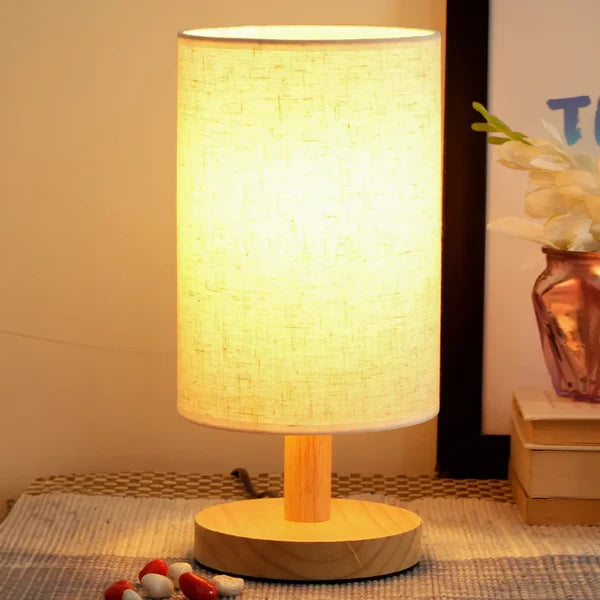 Luminária de Mesa Cúpula Linho – Sofisticação Natural e Aconchegante