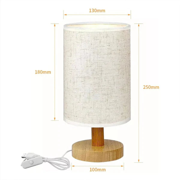 Luminária de Mesa Cúpula Linho – Sofisticação Natural e Aconchegante