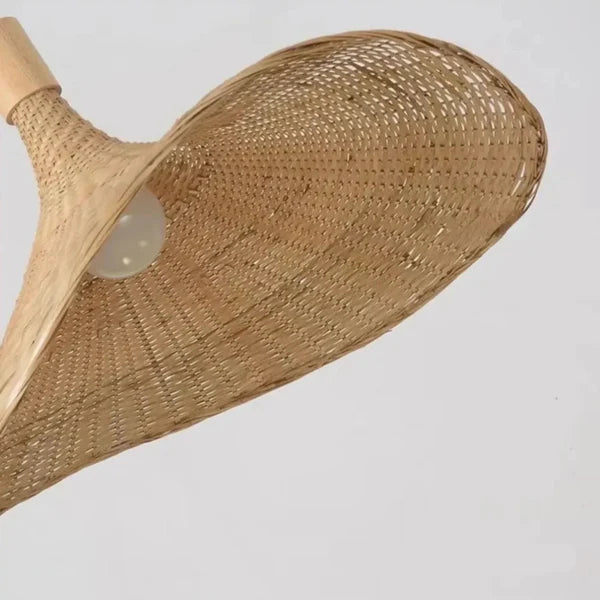 Luminária Pendente de Bambu Hat