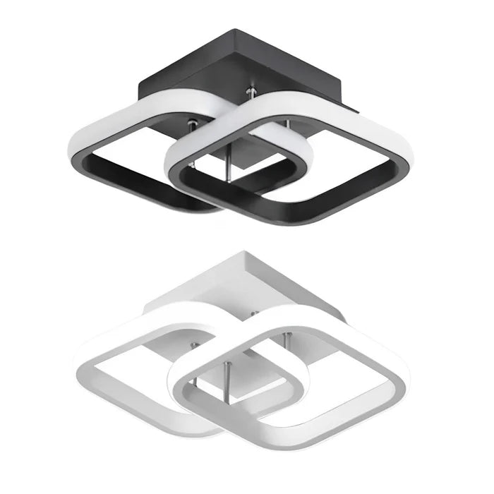 Luminária de Teto LED Moderna Design Futurista com Iluminação Inteligente