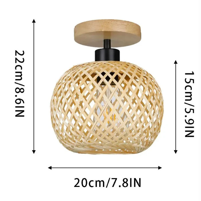 Plafon de Bambu Artesanal