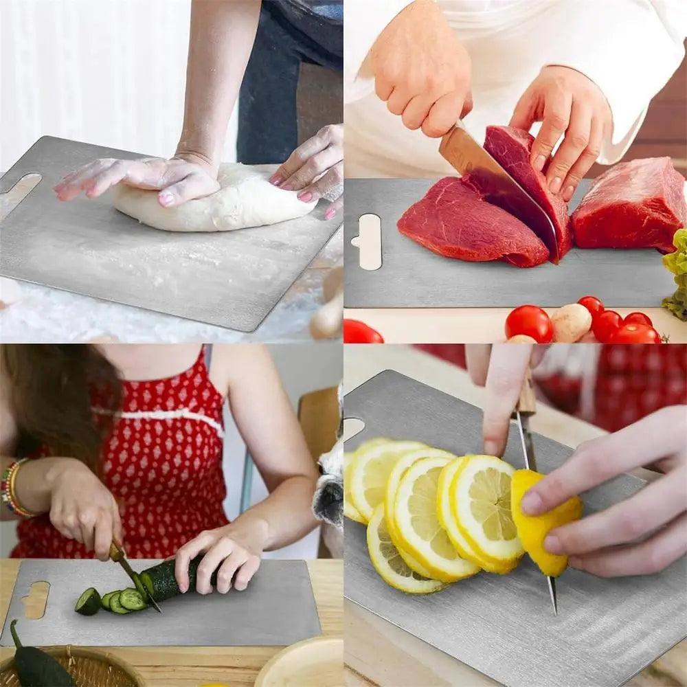 Tábua de Cozinha Titanium Antibacteriana e Durável