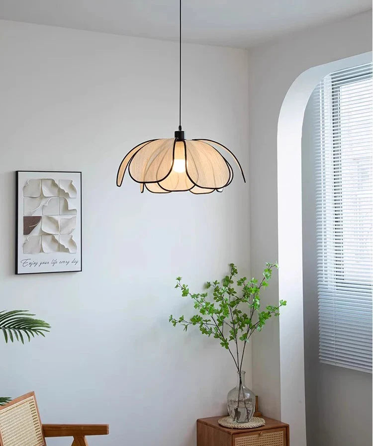 Luminária Pendende Minimalista Flor de Lótus Beleza e Harmonia em Cada Detalhe
