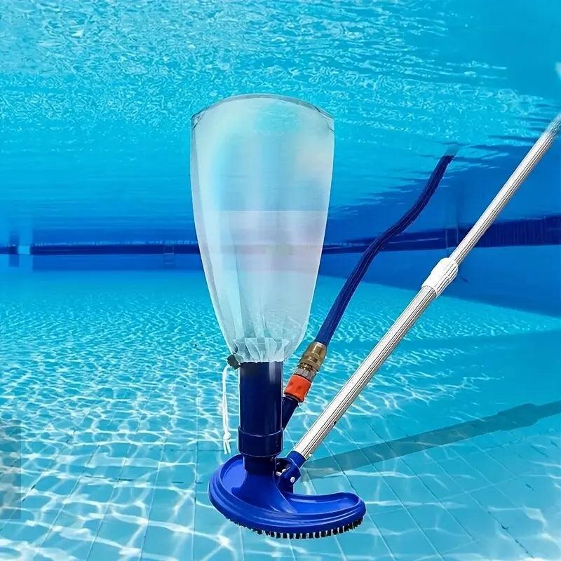 Aspirador Manual para Piscinas | Limpeza Eficiente sem Eletricidade