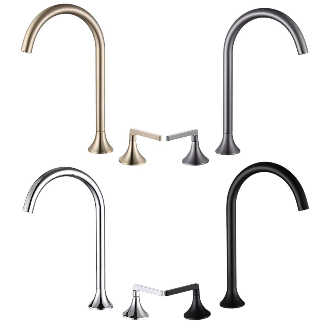 Torneira Monocomando Minimalista em Aço Inox com Bico Giratório 360°