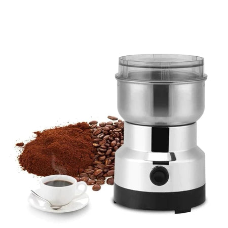Moedor de Café e Grãos Elétrico Inox 150W – Durável e Compacto