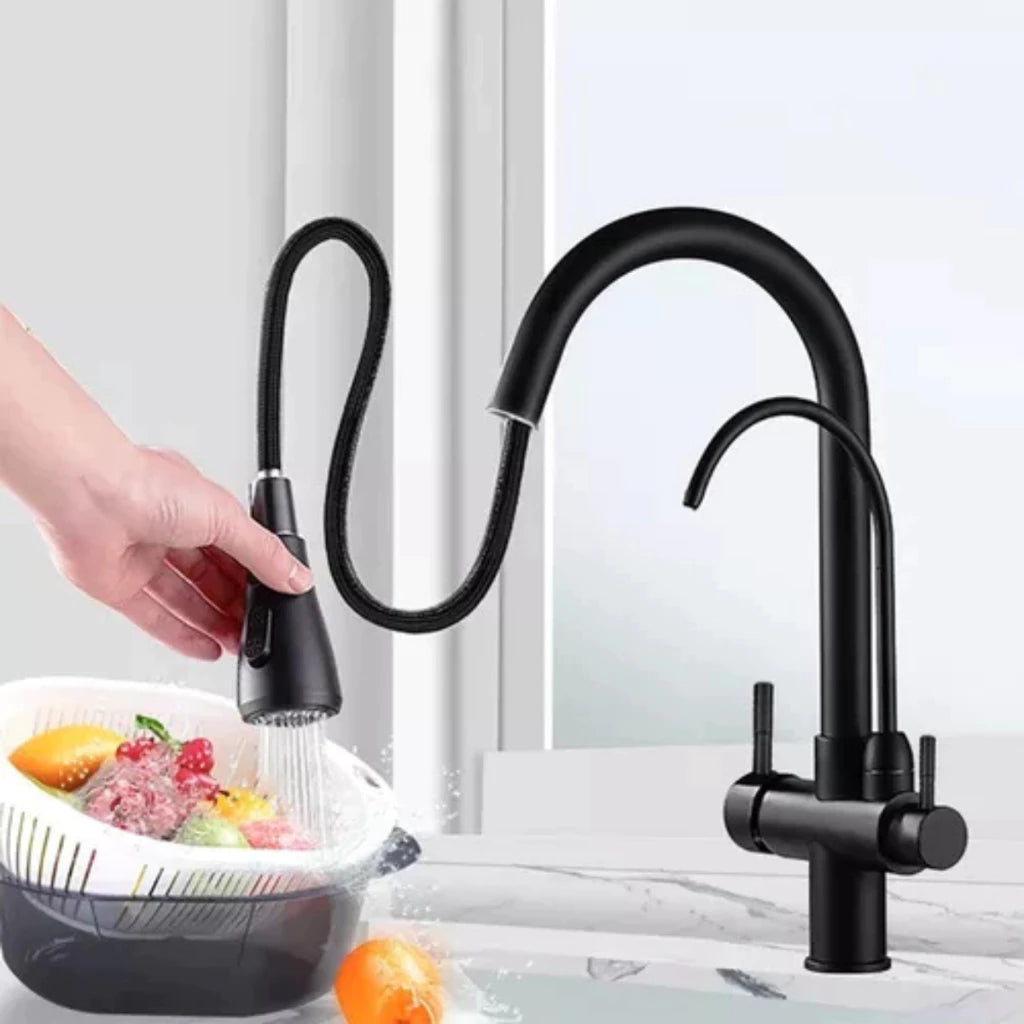 Torneira Gourmet Monocomando Dupla Função – Filtro Integrado + Jato Extensível