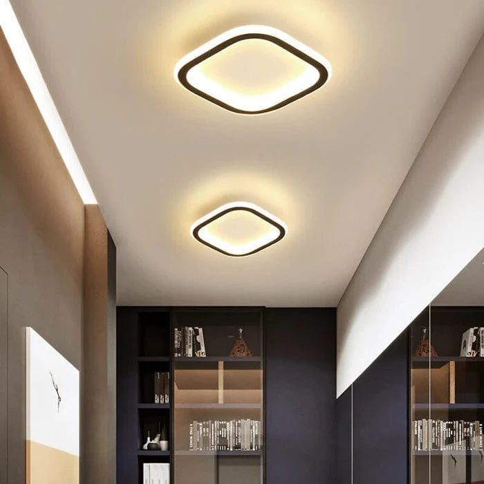 Luminária de Teto Plafon Solari LED - Design Moderno e Iluminação Uniforme