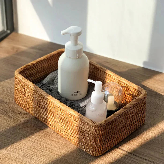 Cesto Organizador Multiuso e Decorativo de Vime – Organização com Estilo Natural