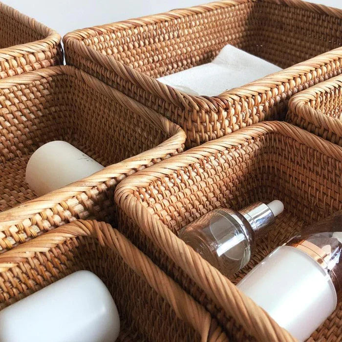 Cesto Organizador Multiuso e Decorativo de Vime – Organização com Estilo Natural