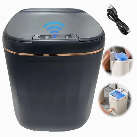 Lixeira para Banheiro com Tampa – Compacta, Moderna e Funcional