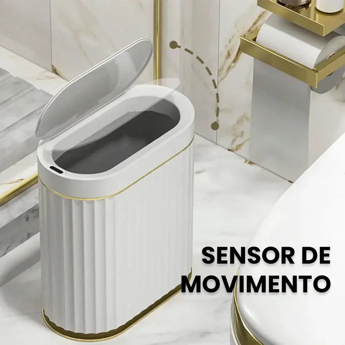 Lixeira Automática para Banheiro 7L com Sensor de Movimento