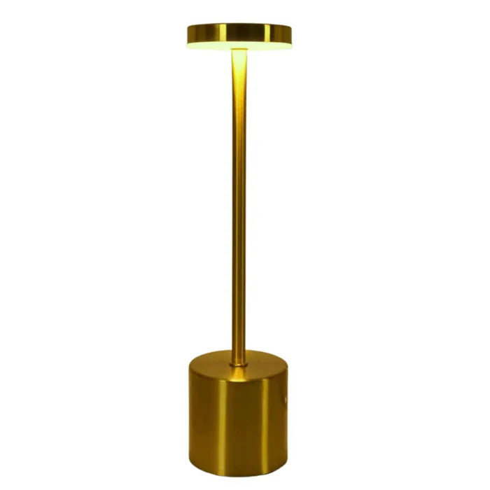 Luminária de Mesa Sem Fio | Bateria Recarregável e Iluminação Ajustável