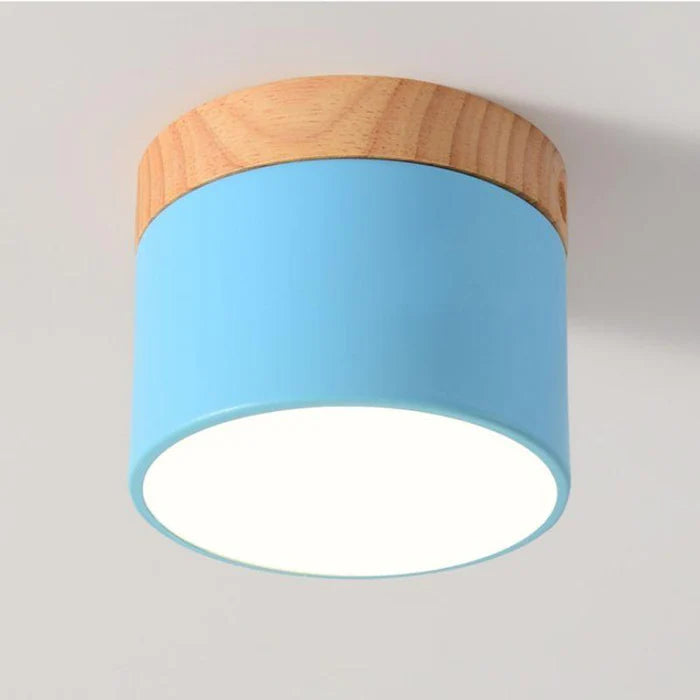Luminária de Teto Plafon LED – Design Moderno e Cores Suaves