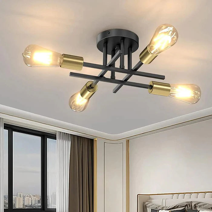 Lustre Luminária de Teto Design Moderno e Iluminação Personalizada