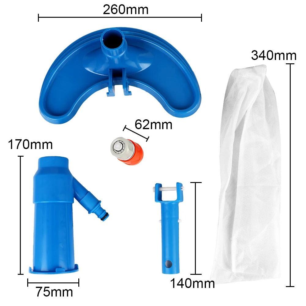Aspirador Manual para Piscinas | Limpeza Eficiente sem Eletricidade