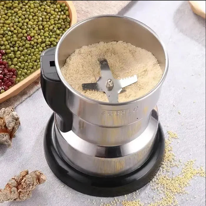 Moedor de Café e Grãos Elétrico Inox 150W – Durável e Compacto