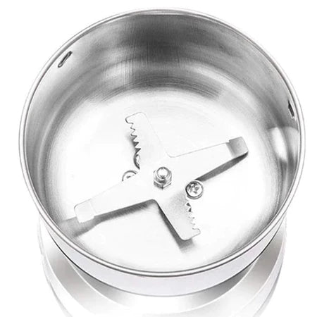 Moedor de Café e Grãos Elétrico Inox 150W – Durável e Compacto