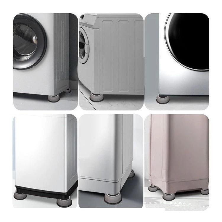 Kit 4 Pés Anti Vibração para Máquina de Lavar – Estabilidade e Silêncio