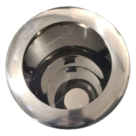 Lixeira Inox com Tampa Aro — Sofisticação, resistência e praticidade de 50 Litros