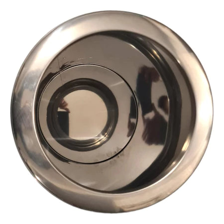 Lixeira Inox com Tampa Aro — Sofisticação, resistência e praticidade de 50 Litros