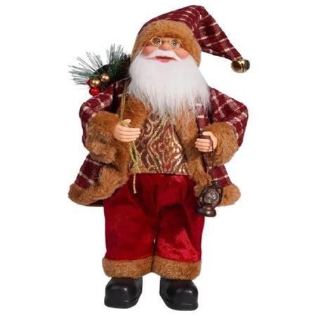 Boneco Papai Noel Decorativo 32cm Charme e Tradição no Seu Natal