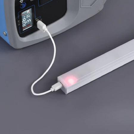 Luminária LED Barra com Sensor de Movimento Recarregável e Fácil Instalação