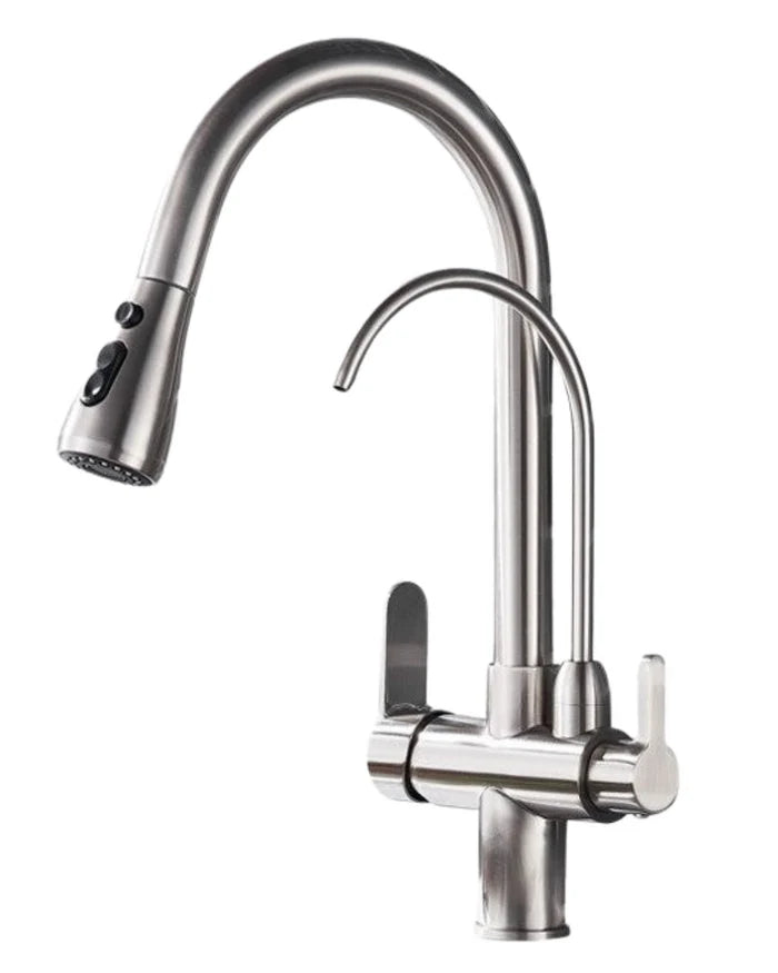 Torneira Gourmet Monocomando Dupla Função – Filtro Integrado + Jato Extensível