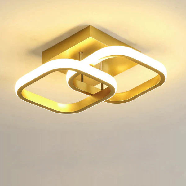 Luminária de Teto LED Moderna – Design Futurista com Iluminação Eficiente