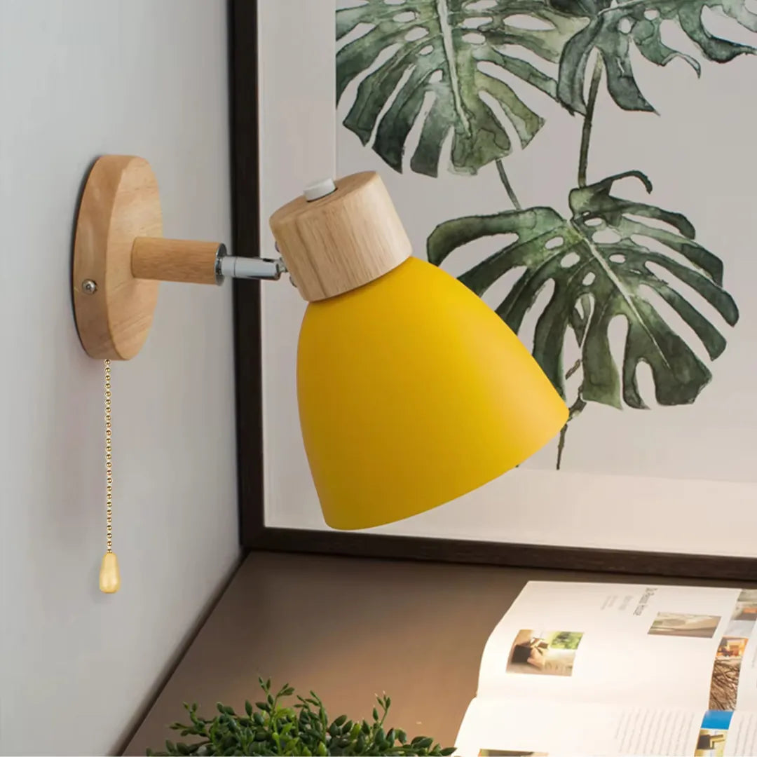 Luminária Arandela de Parede BambuLight | Iluminação Natural e Aconchegante