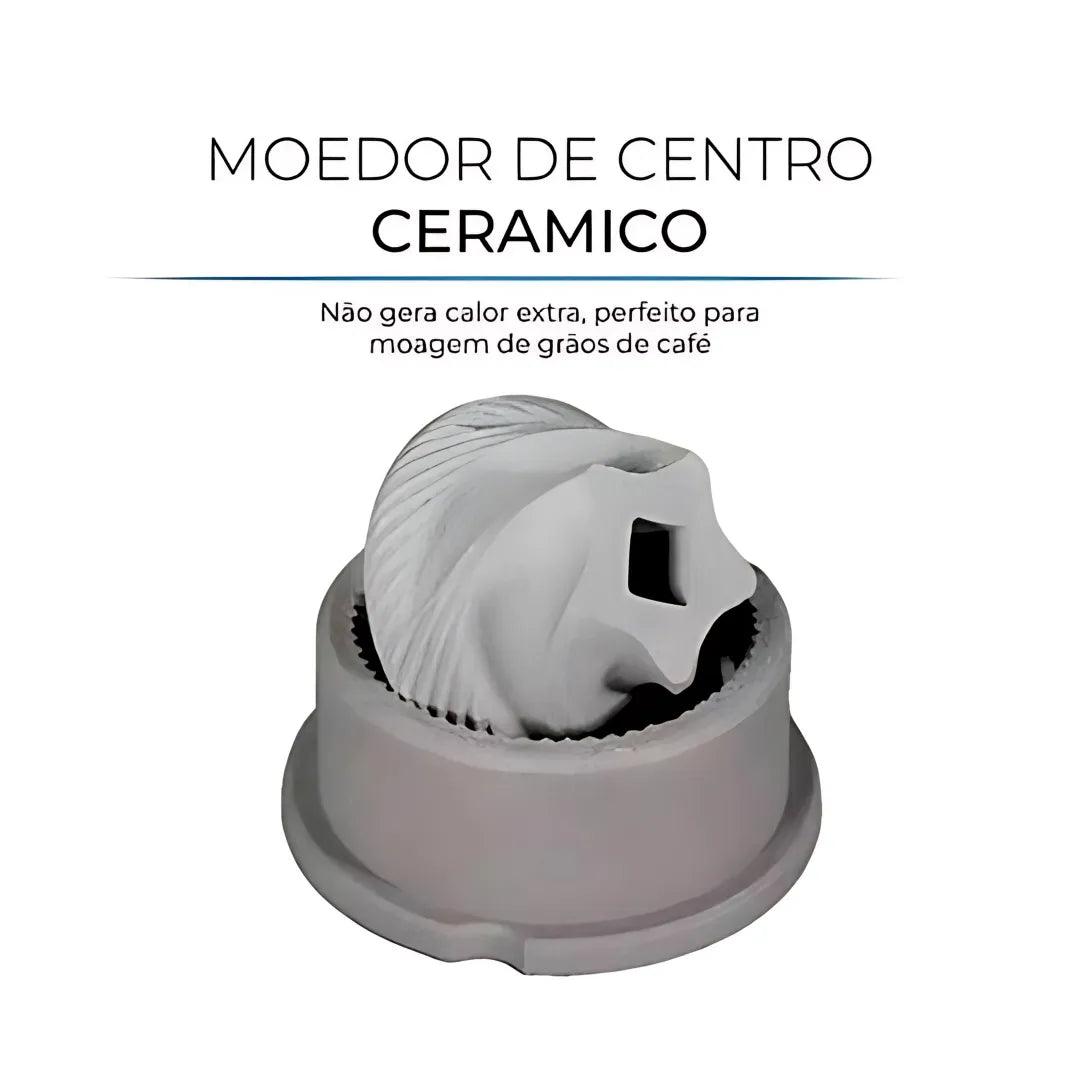 Moedor de Café Elétrico Zelar | Café Fresco e Saboroso a Qualquer Hora