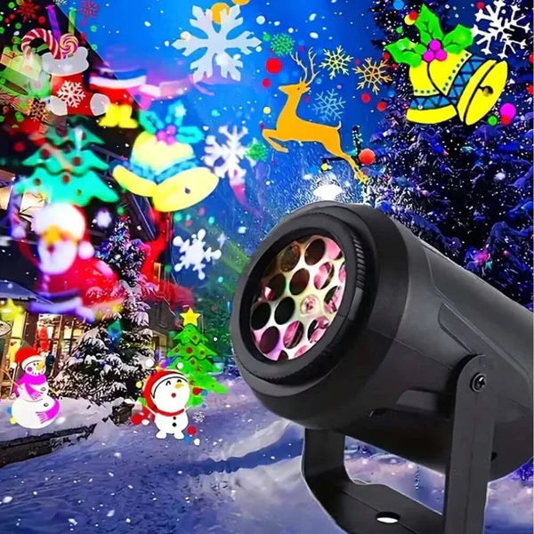 Projetor Natalino - Crie um Espetáculo de Luzes com Instalação Sem Fios
