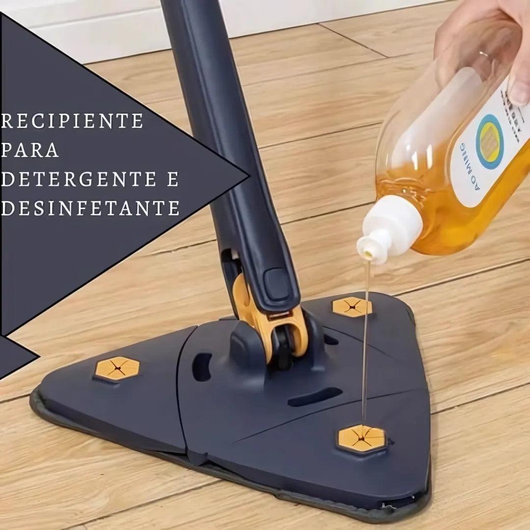 Esfregão Mop Giratório 360° SmartClean | Limpeza Eficiente e Sem Esforço