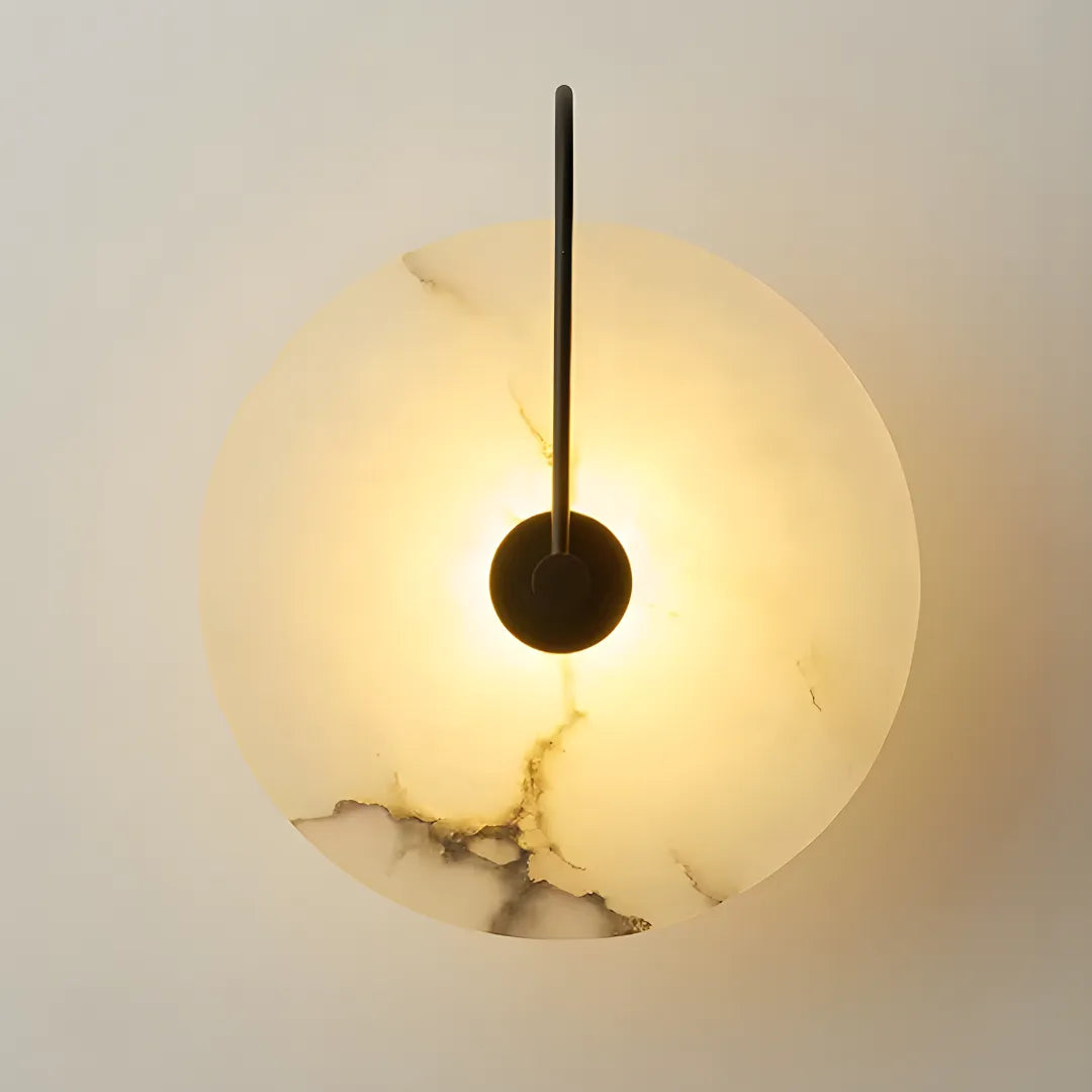 Arandela Pedra Translúcida Petra Sofisticação Natural em Iluminação Decorativa