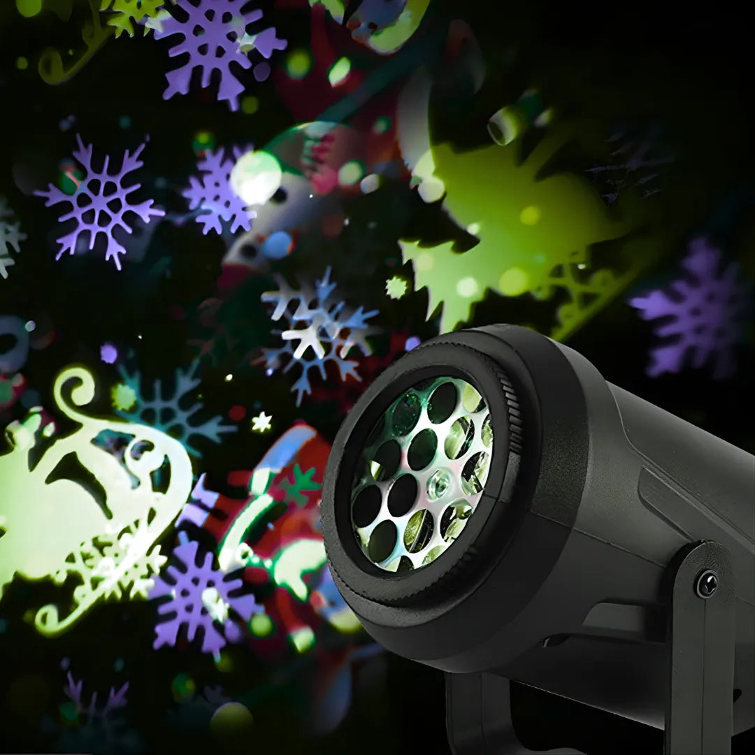 Projetor Natalino - Crie um Espetáculo de Luzes com Instalação Sem Fios