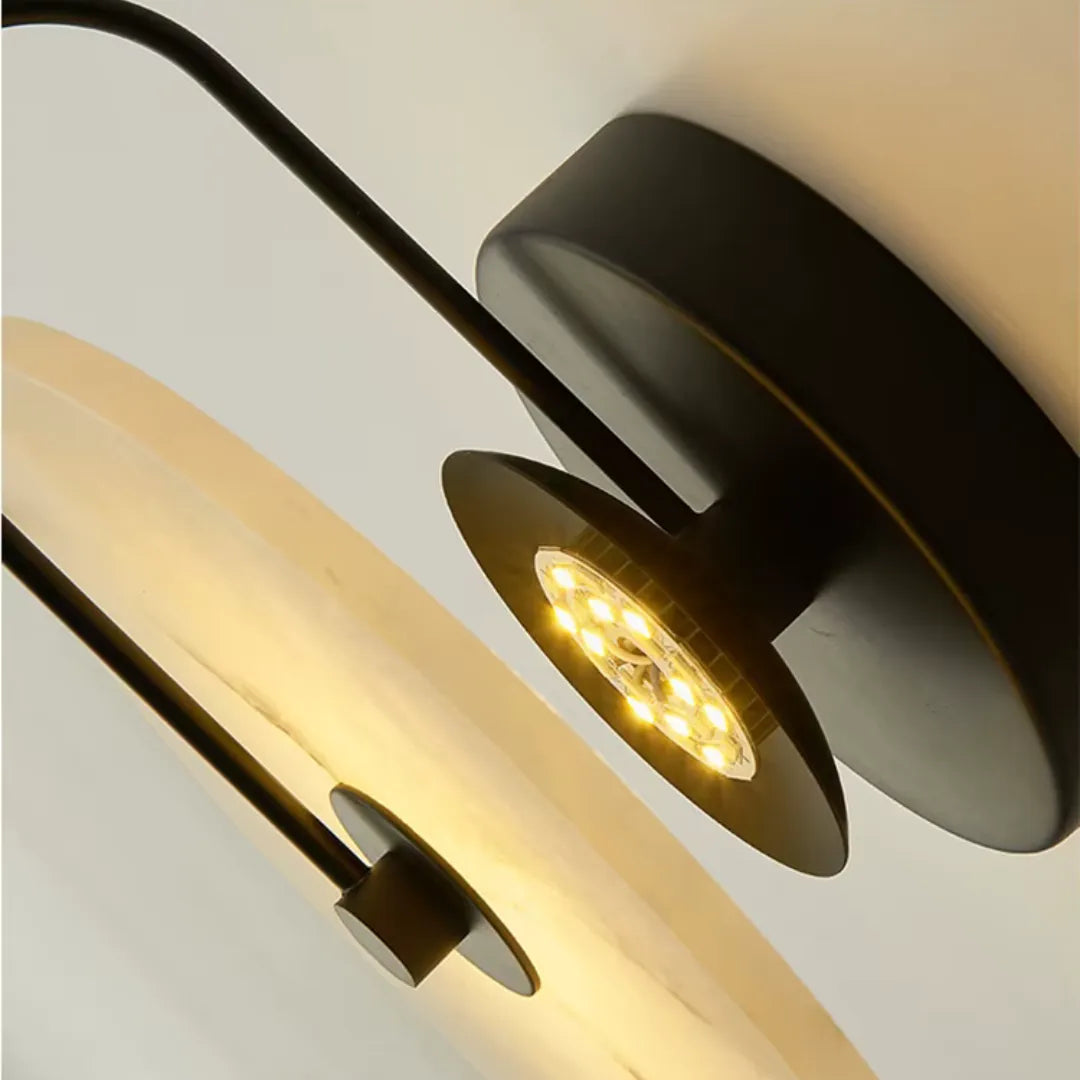 Arandela Pedra Translúcida Petra Sofisticação Natural em Iluminação Decorativa