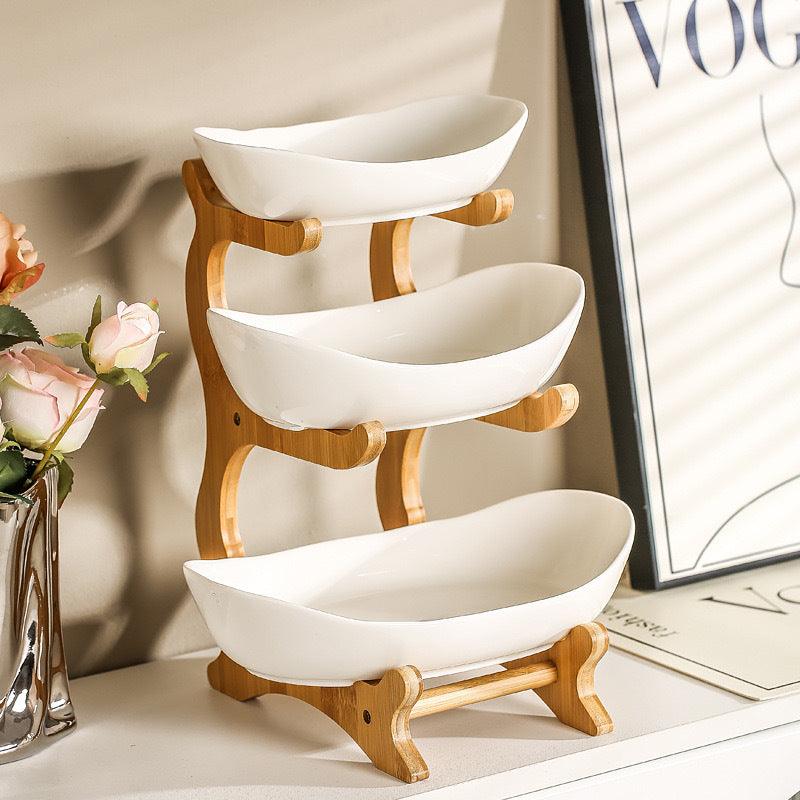 Fruteira Gourmet Bambu | Design Sofisticado e Funcional
