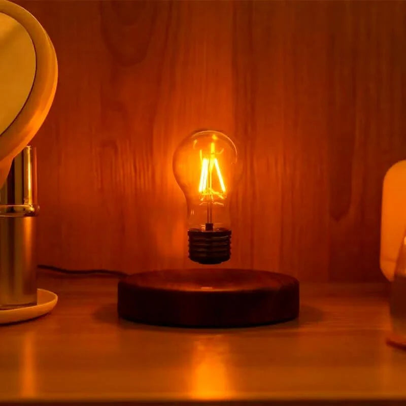Abajur de Levitação Magnética com Lâmpada Flutuante Design Futurista